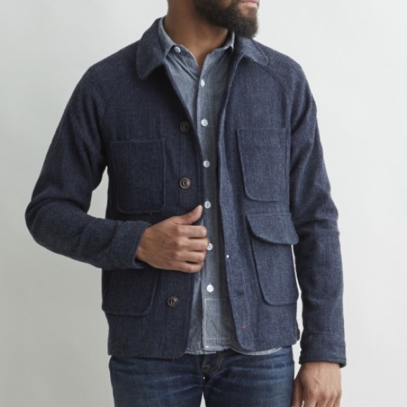 apolis indigo chore coat